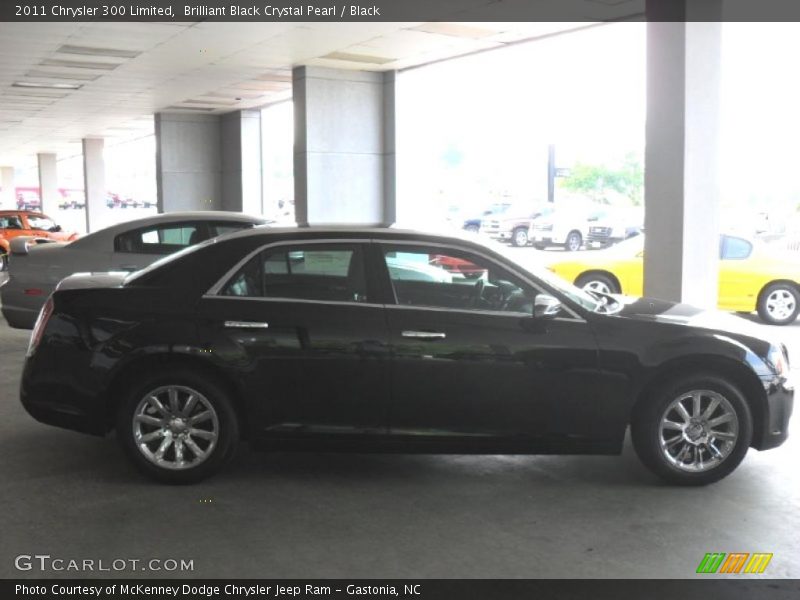 Brilliant Black Crystal Pearl / Black 2011 Chrysler 300 Limited
