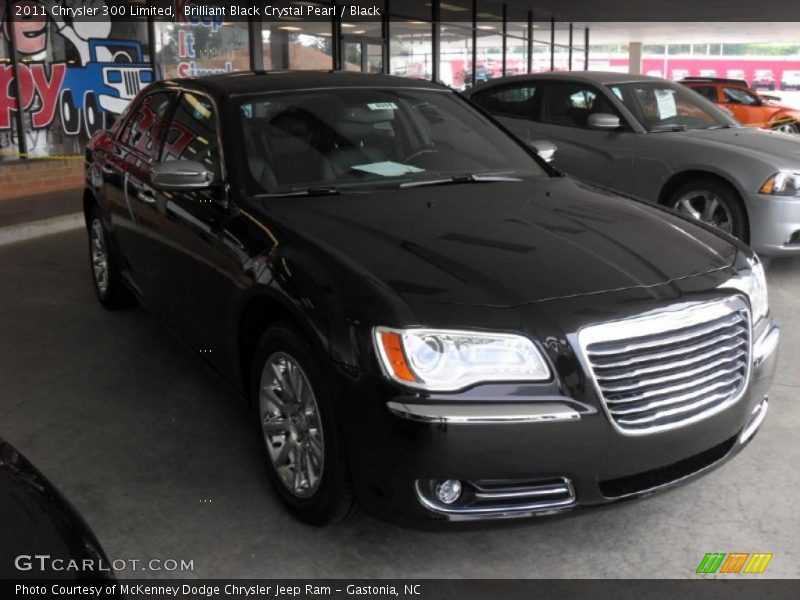 Brilliant Black Crystal Pearl / Black 2011 Chrysler 300 Limited