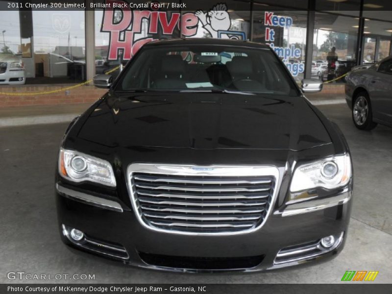 Brilliant Black Crystal Pearl / Black 2011 Chrysler 300 Limited