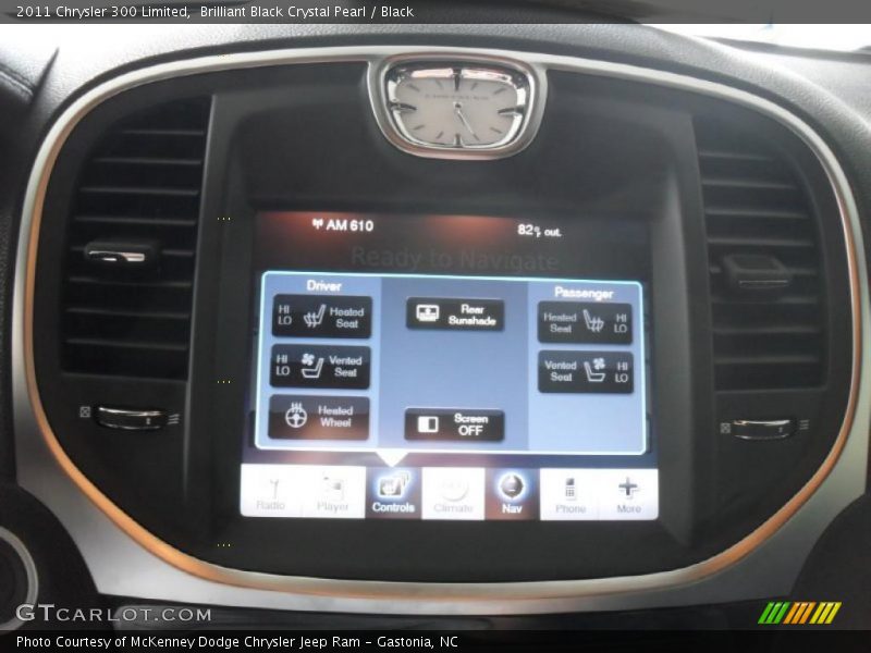 Brilliant Black Crystal Pearl / Black 2011 Chrysler 300 Limited