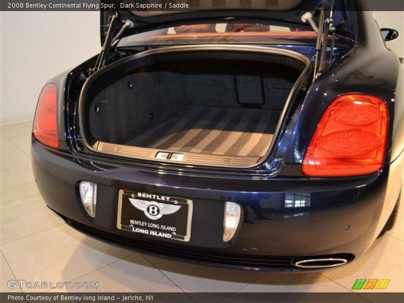 Dark Sapphire / Saddle 2008 Bentley Continental Flying Spur