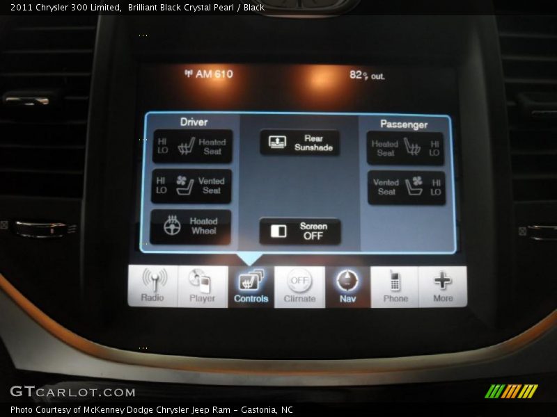 Brilliant Black Crystal Pearl / Black 2011 Chrysler 300 Limited