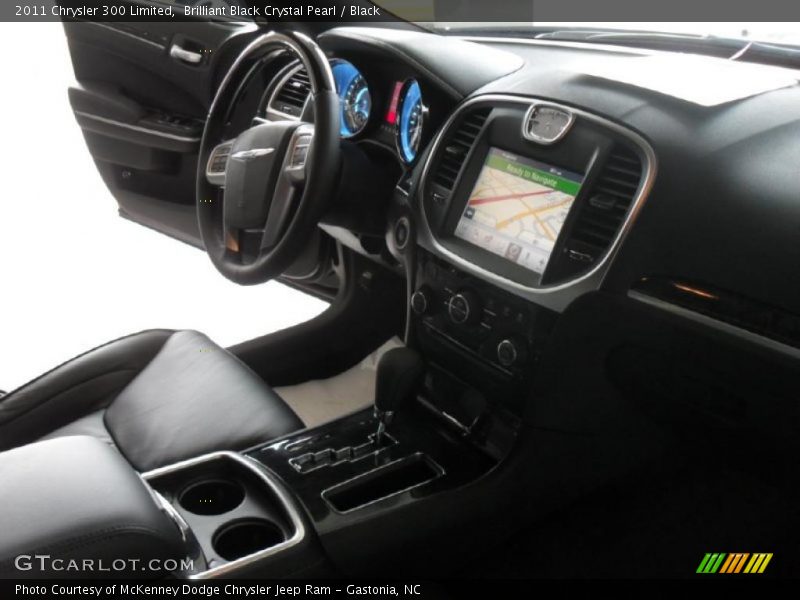 Brilliant Black Crystal Pearl / Black 2011 Chrysler 300 Limited