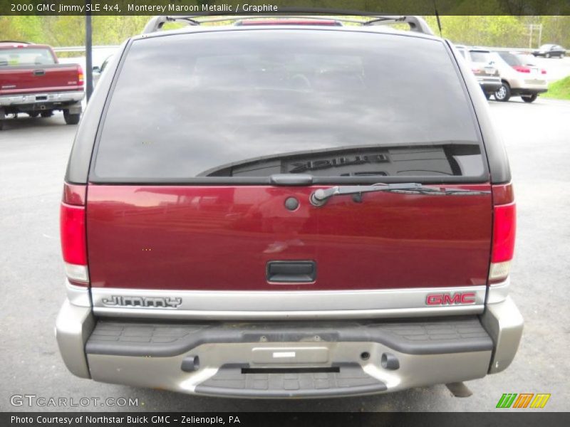Monterey Maroon Metallic / Graphite 2000 GMC Jimmy SLE 4x4