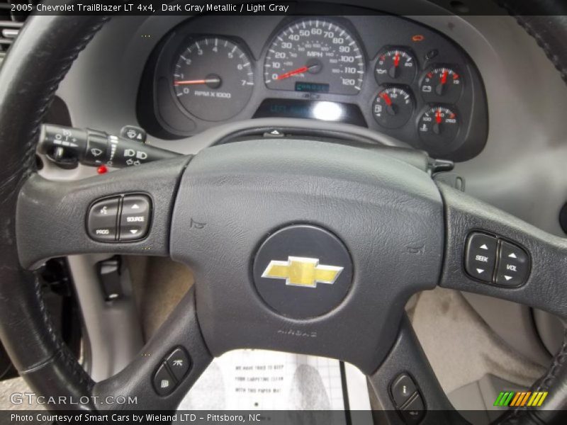 Dark Gray Metallic / Light Gray 2005 Chevrolet TrailBlazer LT 4x4