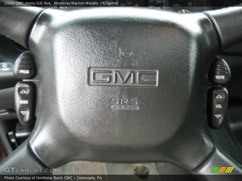 Monterey Maroon Metallic / Graphite 2000 GMC Jimmy SLE 4x4