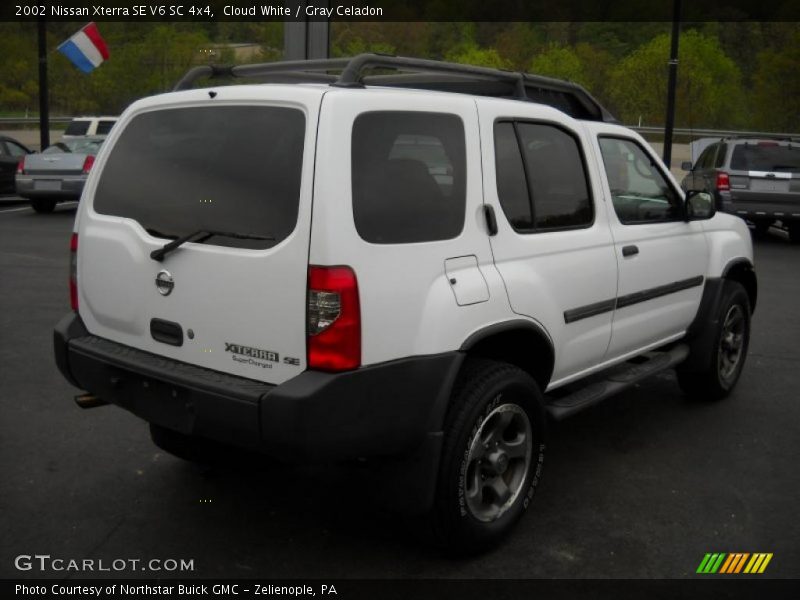 Cloud White / Gray Celadon 2002 Nissan Xterra SE V6 SC 4x4