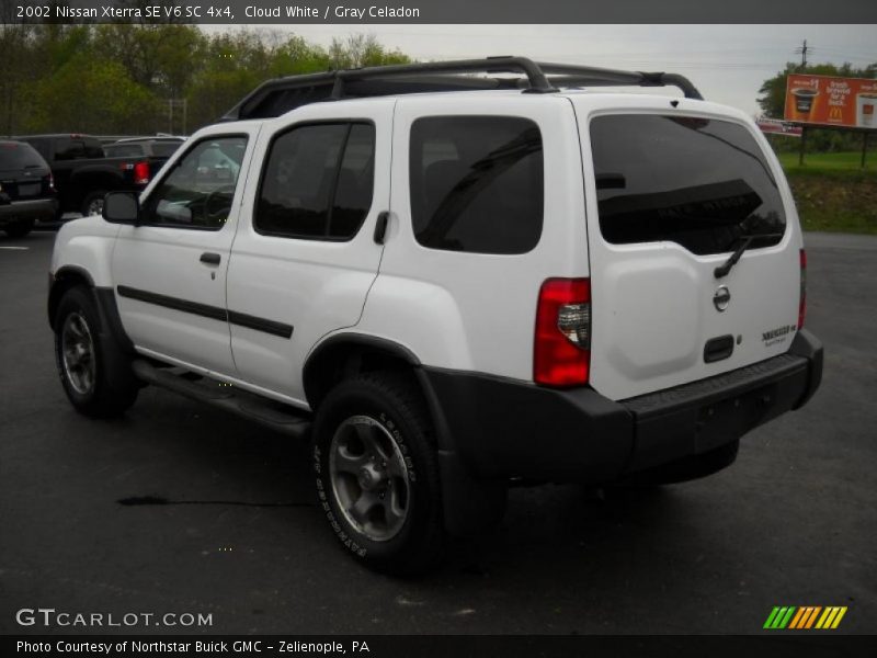 Cloud White / Gray Celadon 2002 Nissan Xterra SE V6 SC 4x4