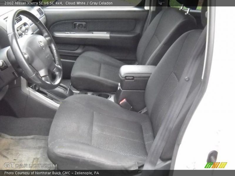  2002 Xterra SE V6 SC 4x4 Gray Celadon Interior