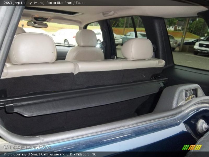 Patriot Blue Pearl / Taupe 2003 Jeep Liberty Limited