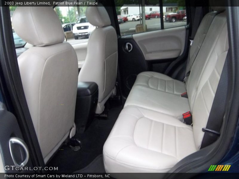 Patriot Blue Pearl / Taupe 2003 Jeep Liberty Limited