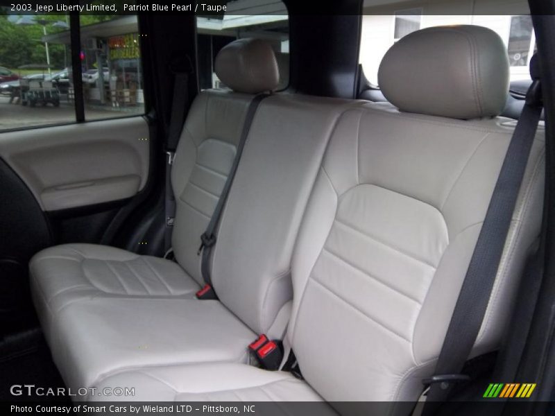 Patriot Blue Pearl / Taupe 2003 Jeep Liberty Limited