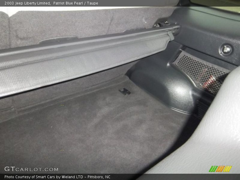 Patriot Blue Pearl / Taupe 2003 Jeep Liberty Limited