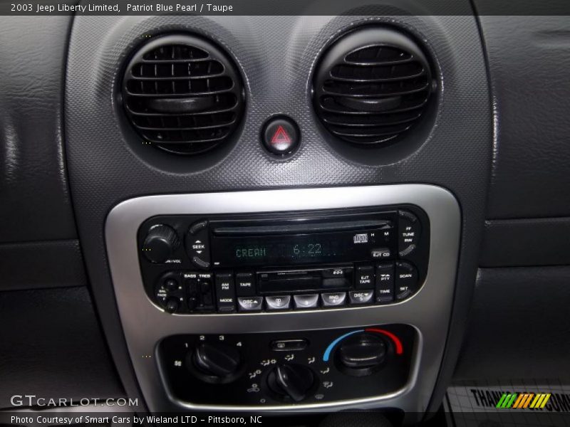 Patriot Blue Pearl / Taupe 2003 Jeep Liberty Limited