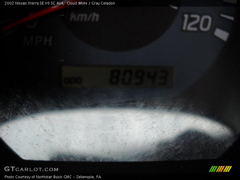 Cloud White / Gray Celadon 2002 Nissan Xterra SE V6 SC 4x4