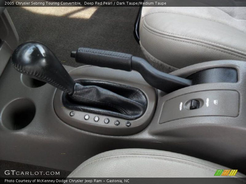 Deep Red Pearl / Dark Taupe/Medium Taupe 2005 Chrysler Sebring Touring Convertible
