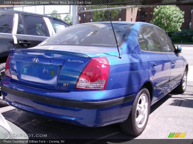 Tidal Wave Blue / Dark Gray 2004 Hyundai Elantra GT Sedan