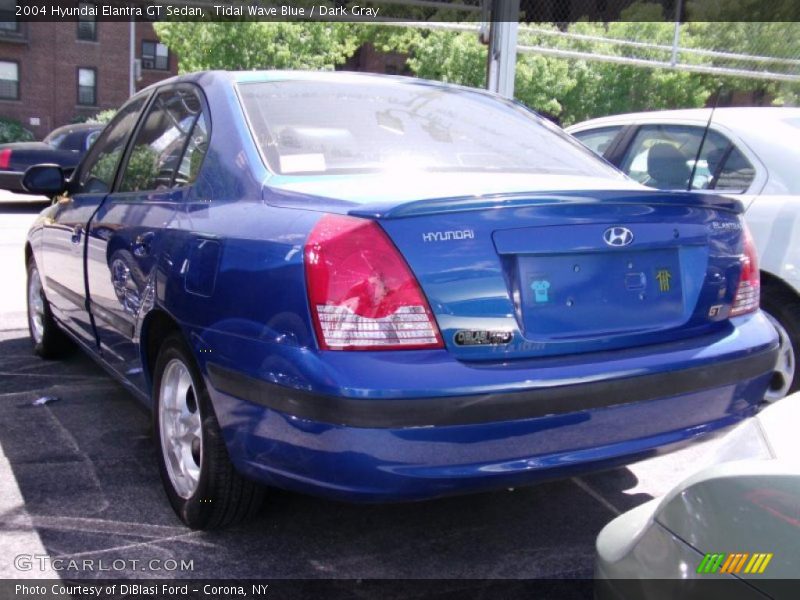 Tidal Wave Blue / Dark Gray 2004 Hyundai Elantra GT Sedan
