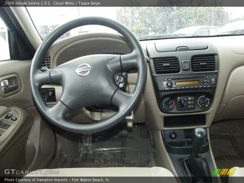 Cloud White / Taupe Beige 2006 Nissan Sentra 1.8 S
