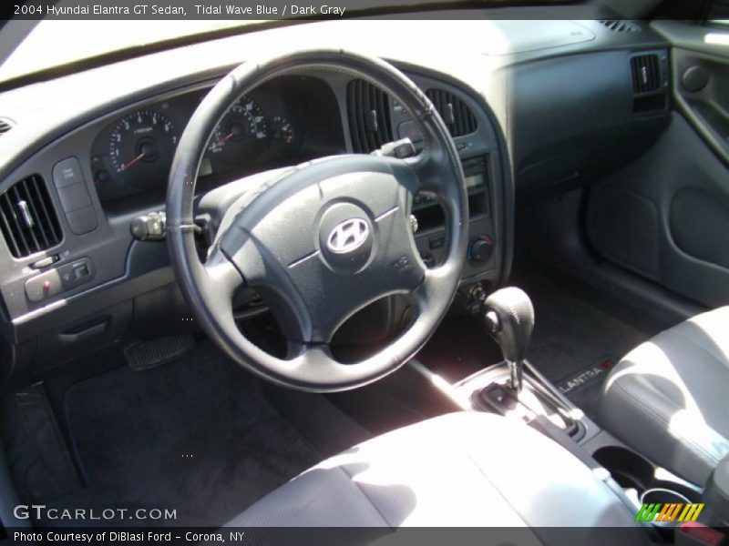 Tidal Wave Blue / Dark Gray 2004 Hyundai Elantra GT Sedan