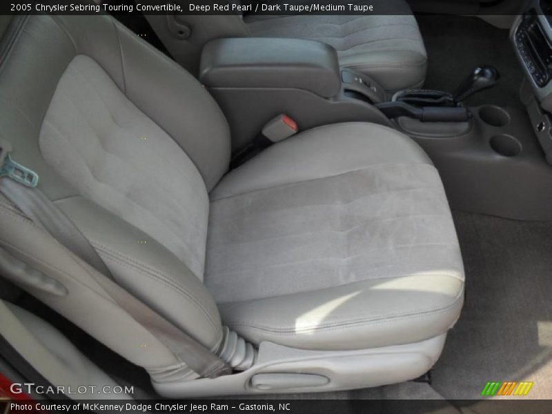 Deep Red Pearl / Dark Taupe/Medium Taupe 2005 Chrysler Sebring Touring Convertible