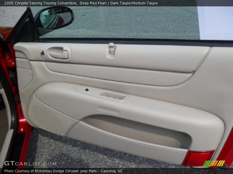 Deep Red Pearl / Dark Taupe/Medium Taupe 2005 Chrysler Sebring Touring Convertible