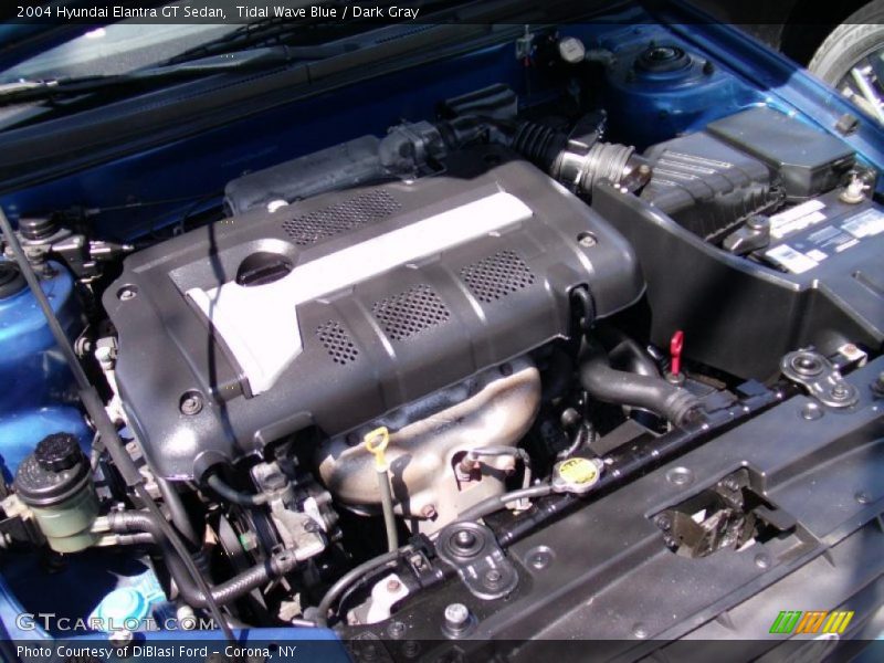 Tidal Wave Blue / Dark Gray 2004 Hyundai Elantra GT Sedan
