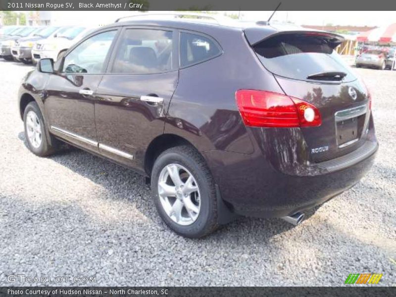 Black Amethyst / Gray 2011 Nissan Rogue SV
