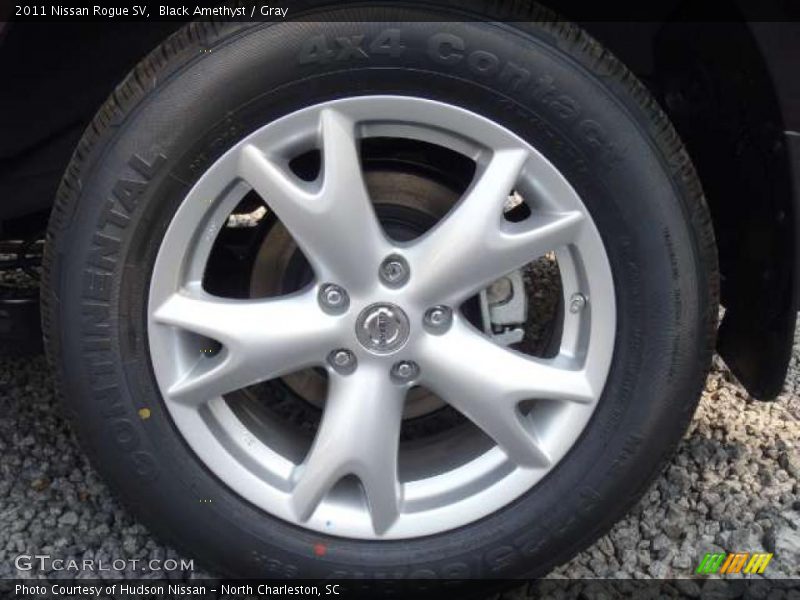 Black Amethyst / Gray 2011 Nissan Rogue SV