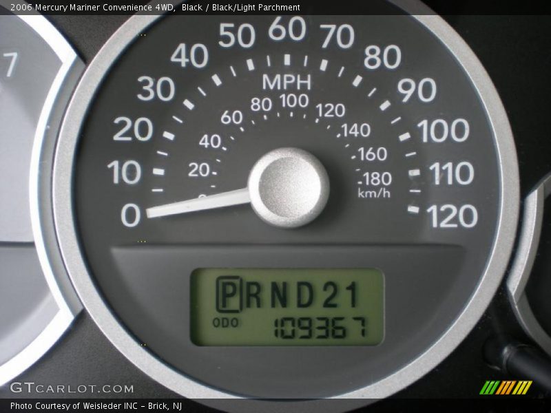 Black / Black/Light Parchment 2006 Mercury Mariner Convenience 4WD