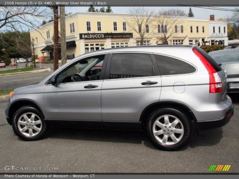 Whistler Silver Metallic / Black 2008 Honda CR-V EX 4WD