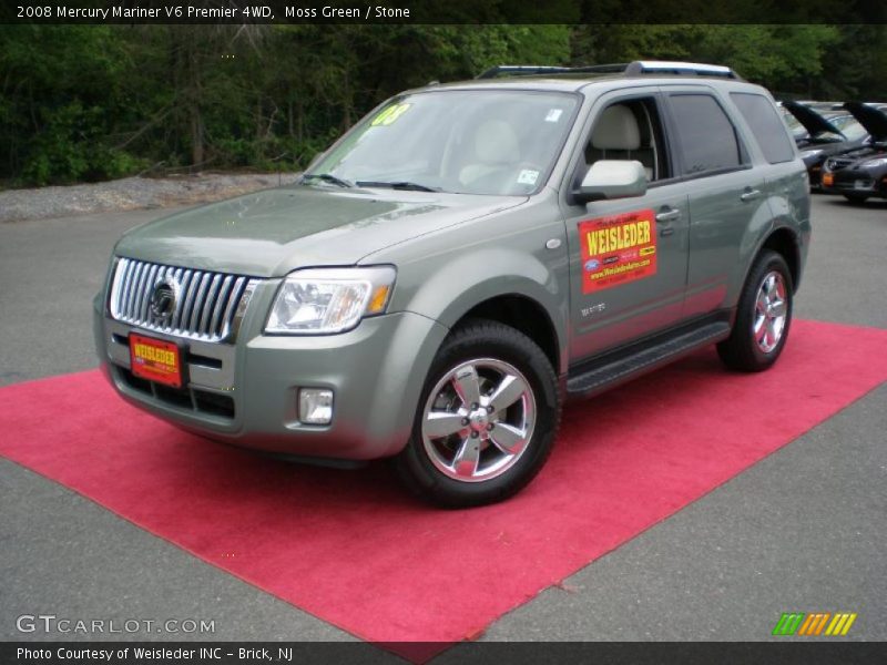 Moss Green / Stone 2008 Mercury Mariner V6 Premier 4WD