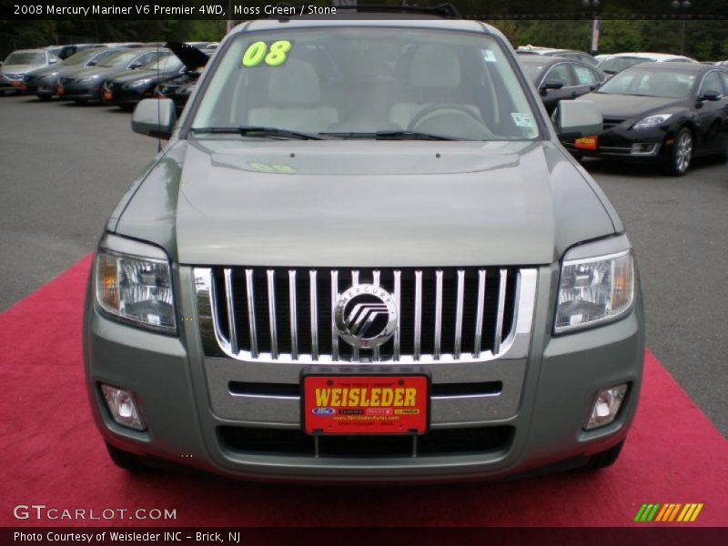 Moss Green / Stone 2008 Mercury Mariner V6 Premier 4WD