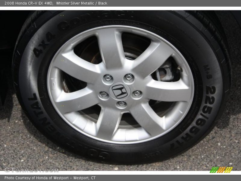 Whistler Silver Metallic / Black 2008 Honda CR-V EX 4WD