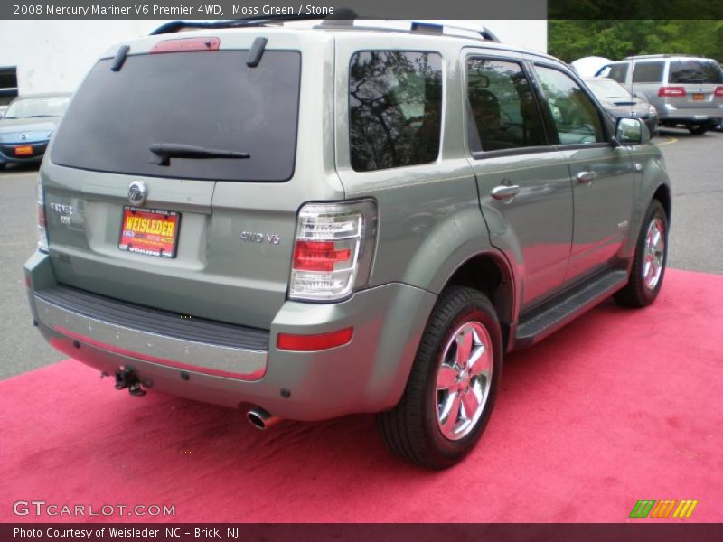 Moss Green / Stone 2008 Mercury Mariner V6 Premier 4WD