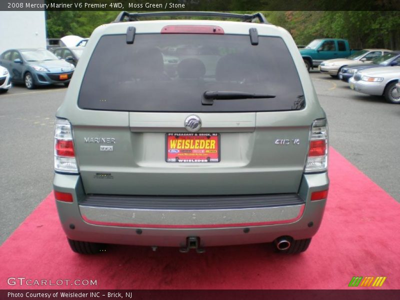 Moss Green / Stone 2008 Mercury Mariner V6 Premier 4WD