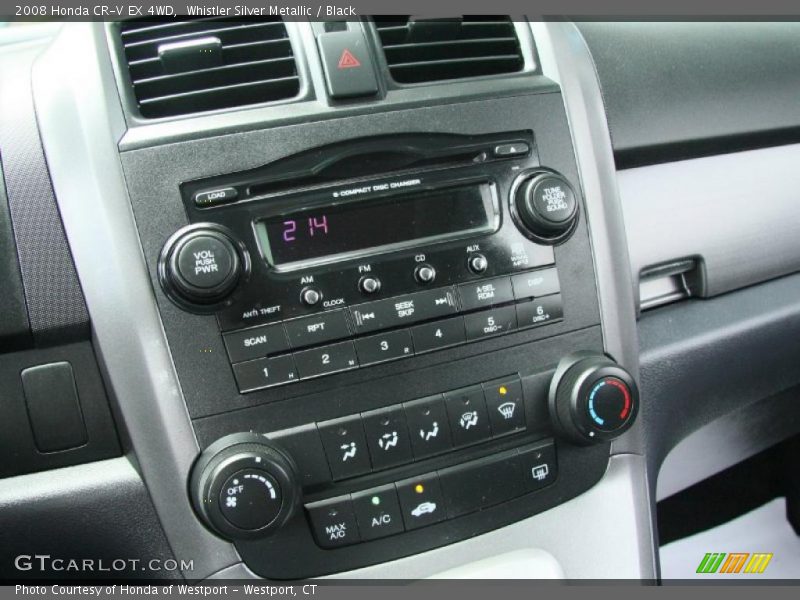 Whistler Silver Metallic / Black 2008 Honda CR-V EX 4WD