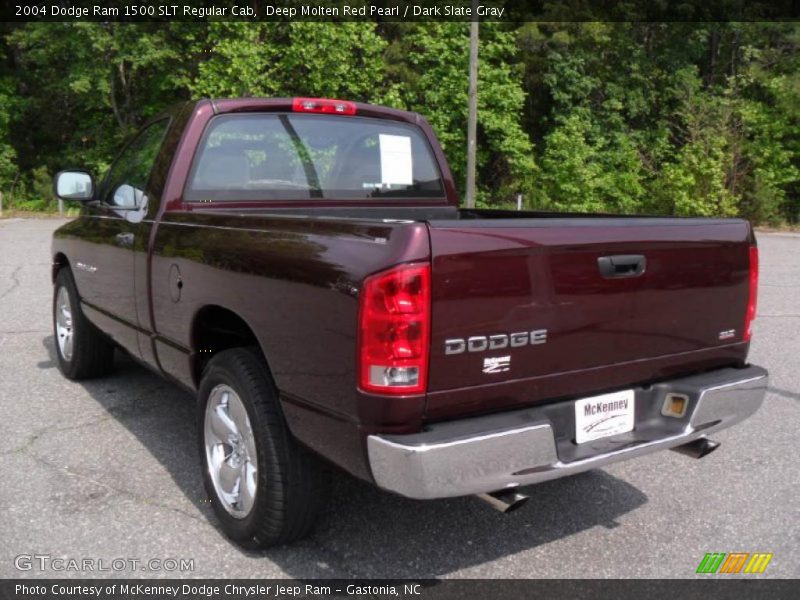 Deep Molten Red Pearl / Dark Slate Gray 2004 Dodge Ram 1500 SLT Regular Cab
