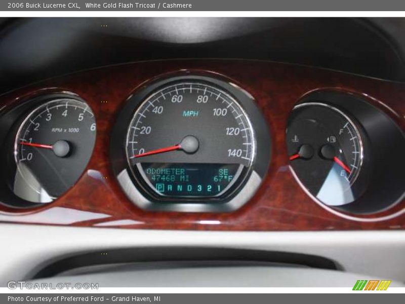 White Gold Flash Tricoat / Cashmere 2006 Buick Lucerne CXL