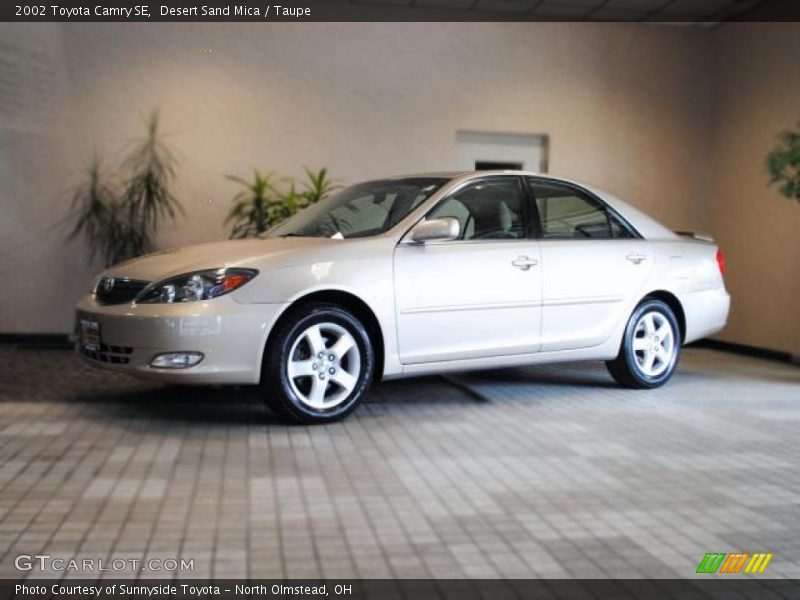 Desert Sand Mica / Taupe 2002 Toyota Camry SE