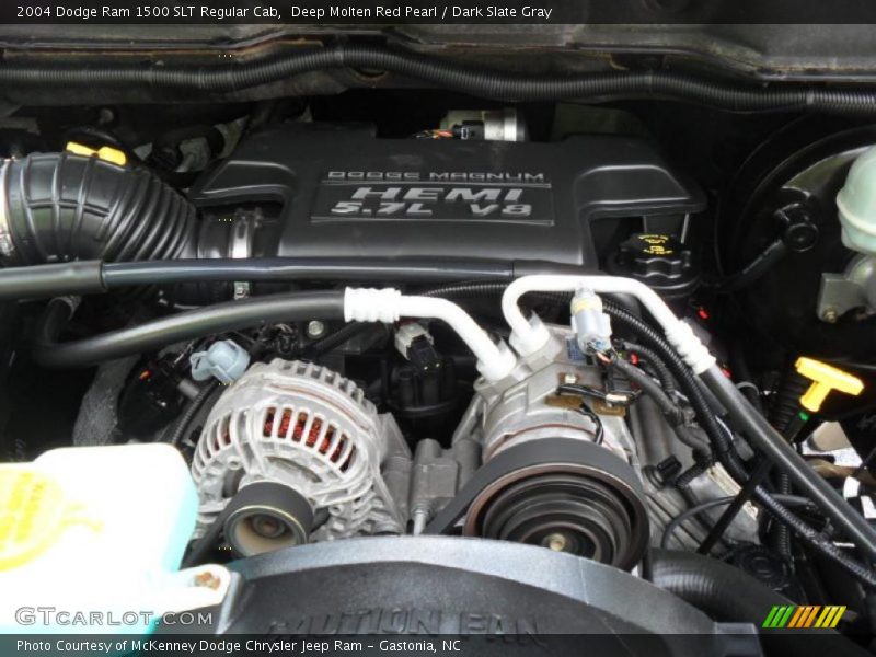 Deep Molten Red Pearl / Dark Slate Gray 2004 Dodge Ram 1500 SLT Regular Cab