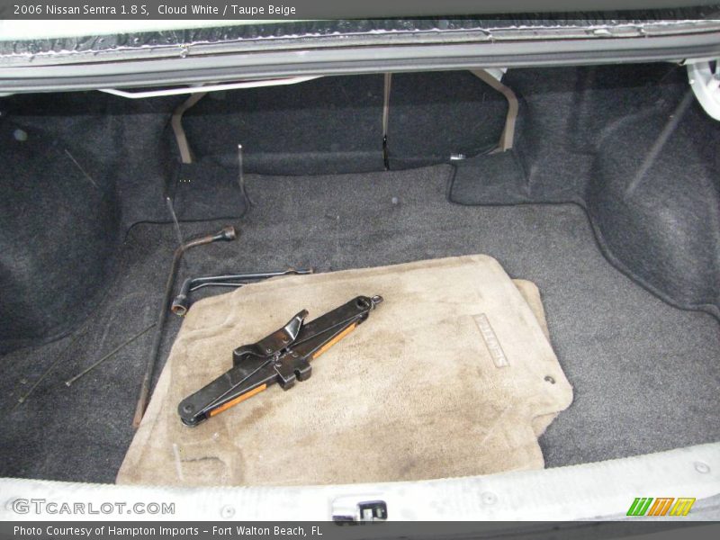 Cloud White / Taupe Beige 2006 Nissan Sentra 1.8 S