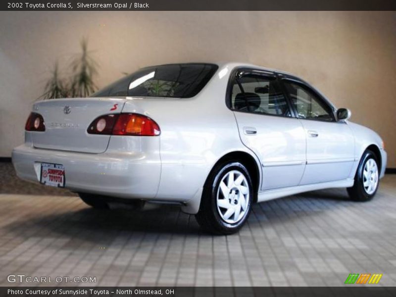 Silverstream Opal / Black 2002 Toyota Corolla S