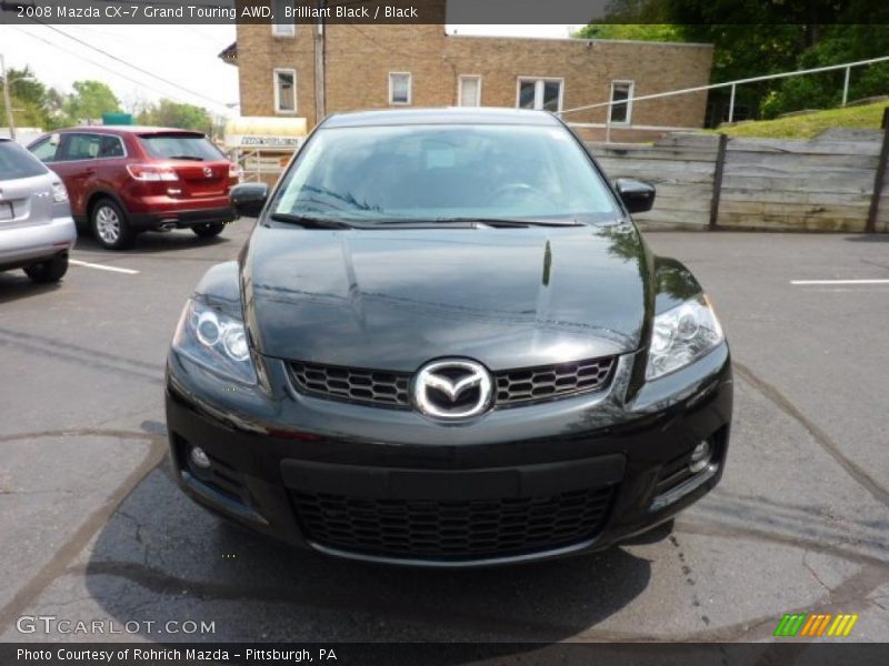 Brilliant Black / Black 2008 Mazda CX-7 Grand Touring AWD