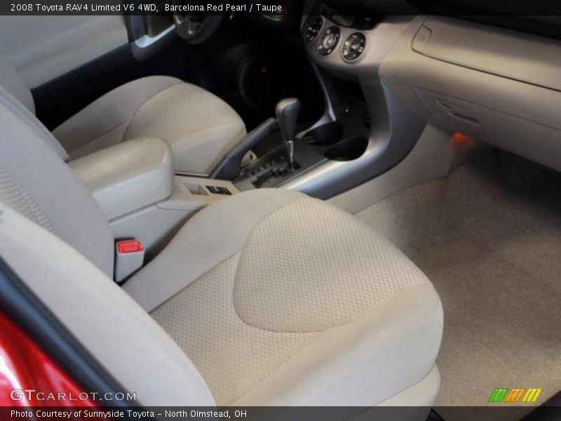 Barcelona Red Pearl / Taupe 2008 Toyota RAV4 Limited V6 4WD