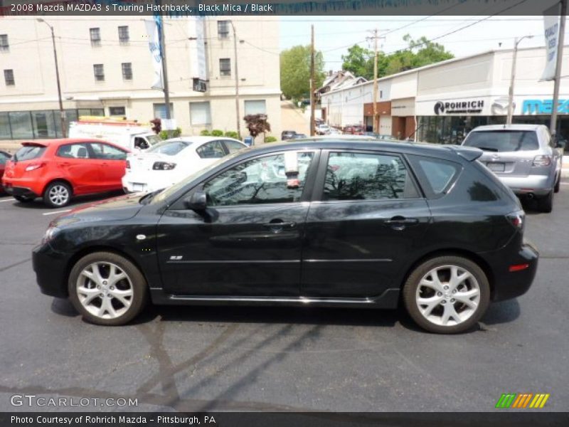 Black Mica / Black 2008 Mazda MAZDA3 s Touring Hatchback