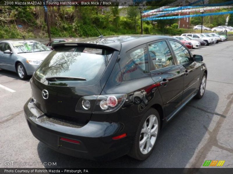 Black Mica / Black 2008 Mazda MAZDA3 s Touring Hatchback