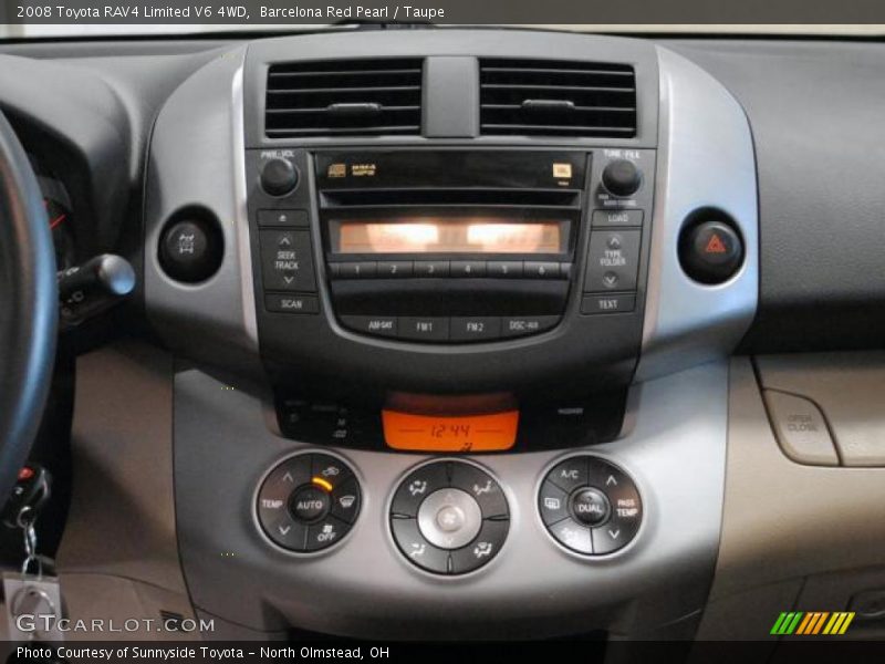 Barcelona Red Pearl / Taupe 2008 Toyota RAV4 Limited V6 4WD