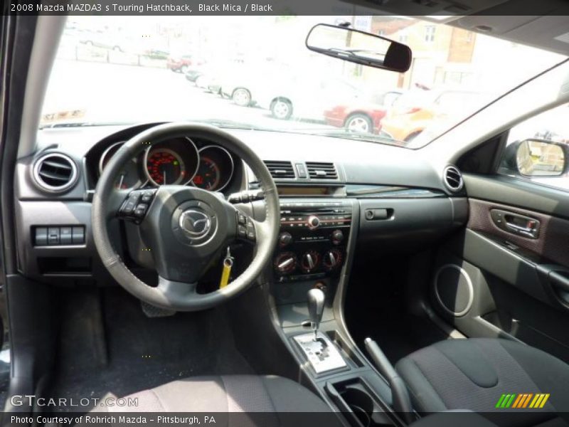 Black Mica / Black 2008 Mazda MAZDA3 s Touring Hatchback