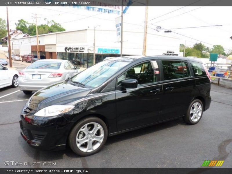 Brilliant Black / Black 2010 Mazda MAZDA5 Sport